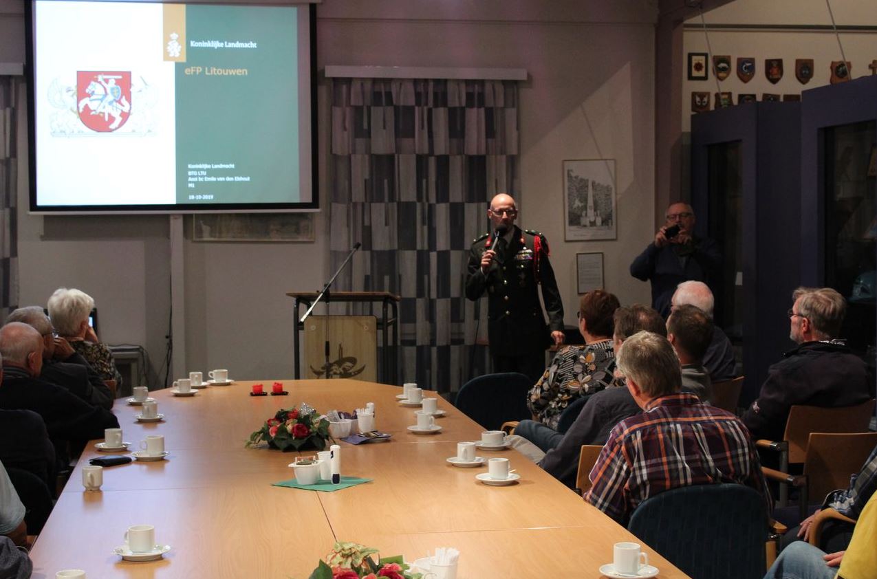 Adj. Emile van den Elshout blikt voorruit op missie Litouwen