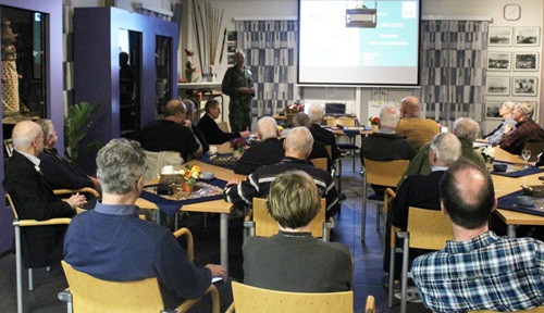 Lkol Pascal Limpens over Korps Nationale Reserve bij Afd. Roermond en Venlo